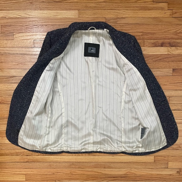 Vintage Navy Tweed Blazer - Picture 6 of 16